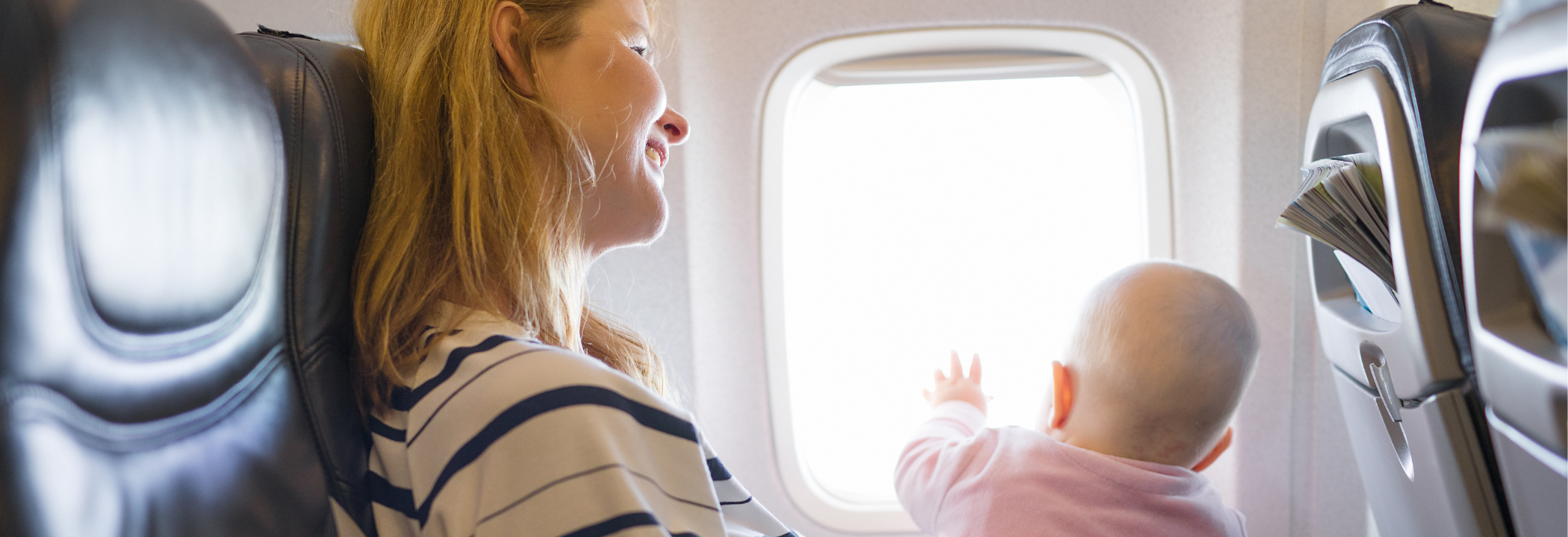 Viajar en avión con un bebe